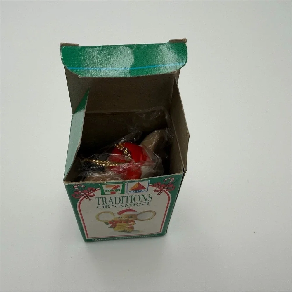 7-Eleven CITGO Traditions Merry Christmouse Christmas Ornament‎ w/ Box